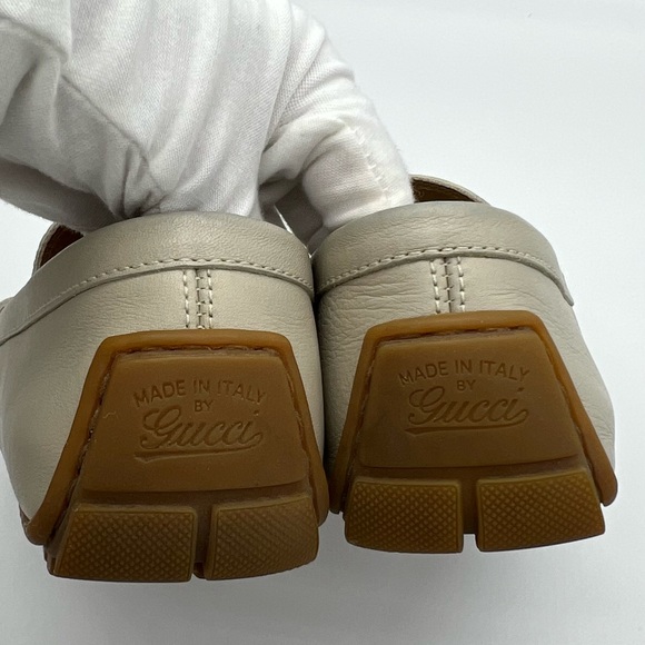 Authentic Gucci Guccissima ivory loafers - Picture 8 of 15